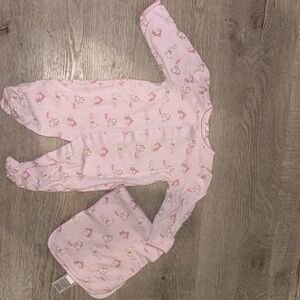 Kissy Kissy Pink Baby Footie